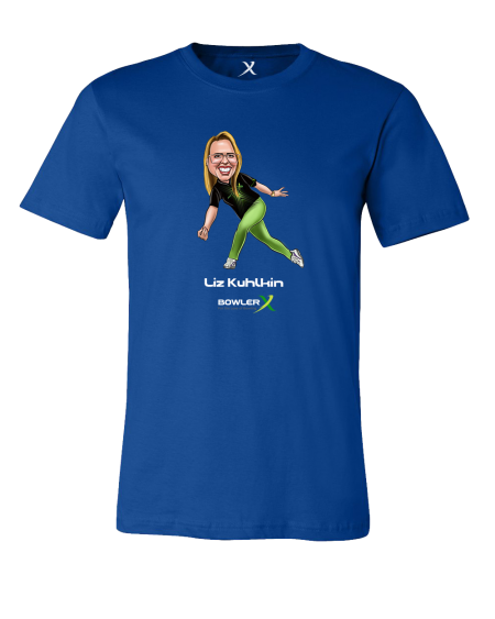 Liz Kuhlkin PWBA Caricature Bowling Shirt - Image 4