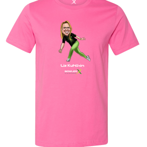 liz kuhlkin caricature bowling shirt bowlerx pwba bowling shirt queen b shirt