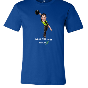 matt o'grady caricature bowlerx bowling shirt pba shirt pro bowling shirt