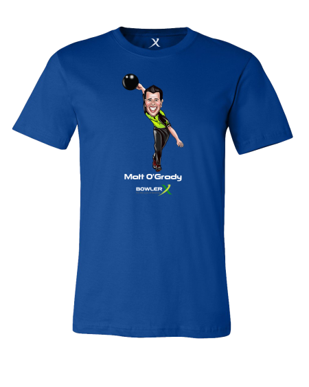 matt o'grady caricature bowlerx bowling shirt pba shirt pro bowling shirt