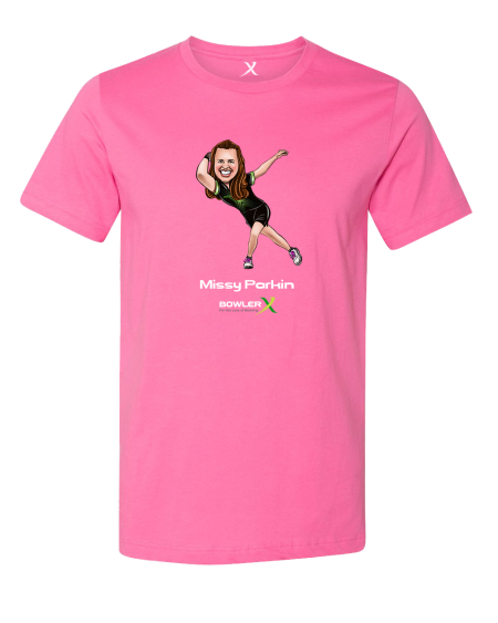 missy parking caricature bowling shirt bowlerx pwba bowling shirt parkins bowling supply