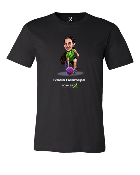 Rocio Restrepo PWBA Caricature Bowling Shirt - Image 5