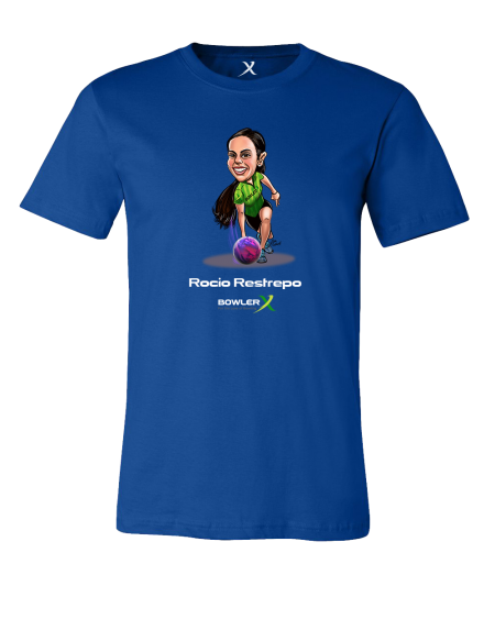 Rocio Restrepo PWBA Caricature Bowling Shirt - Image 4
