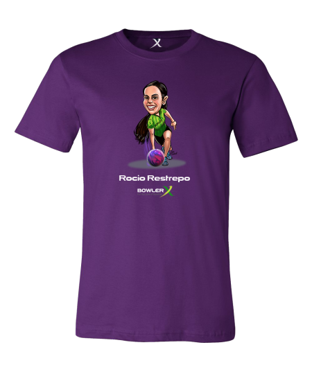 Rocio Restrepo PWBA Caricature Bowling Shirt - Image 2