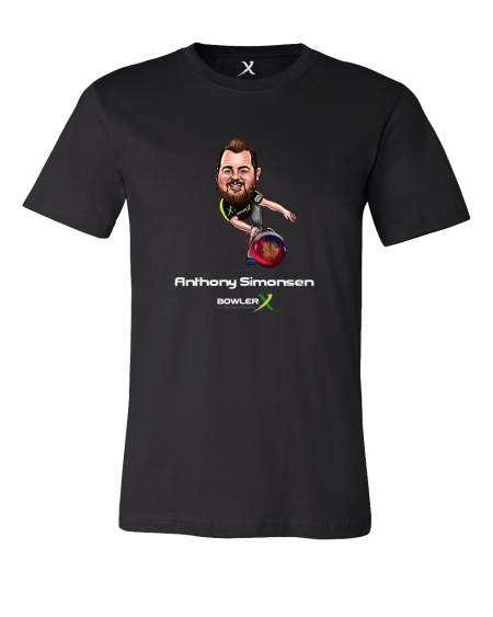 Anthony Simonsen PBA Caricature Bowling Shirt - Image 3