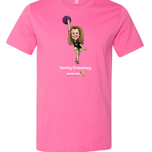 verity crawley caricature bowling shirt bowlerx pwba bowling shirt