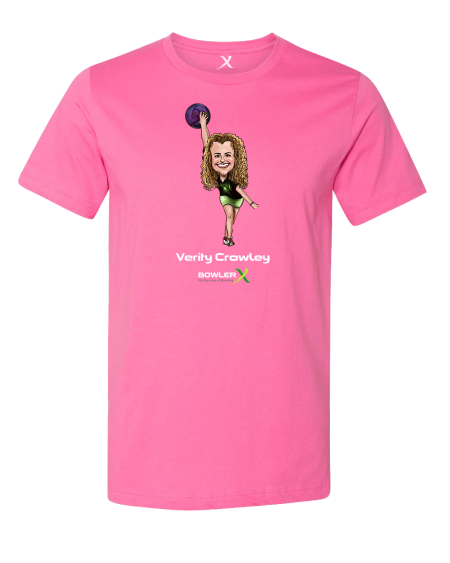 verity crawley caricature bowling shirt bowlerx pwba bowling shirt