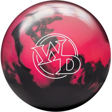 columbia white dot pink black bowling ball