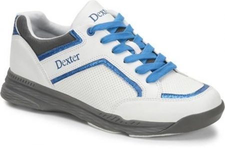 dexter bud blue white mens bowling shoes