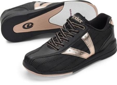 Dexter Vicky Black/Rose Gold Women's Bowling Shoes - Image 2