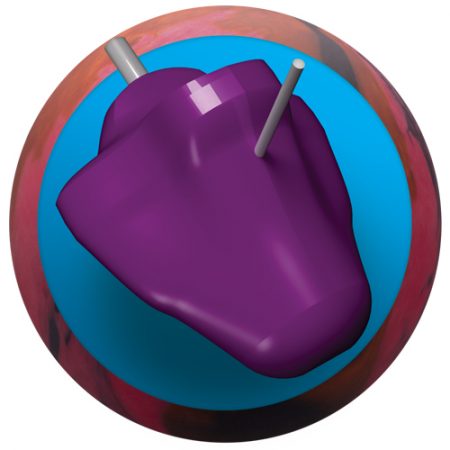 radical zing pearl bowling ball core