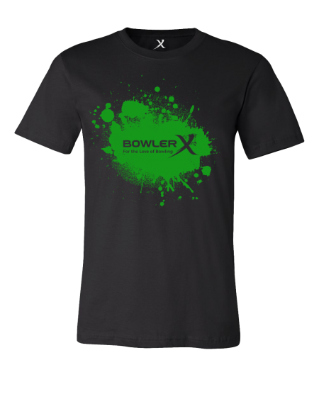 BowlerX Green Splatter Shirt