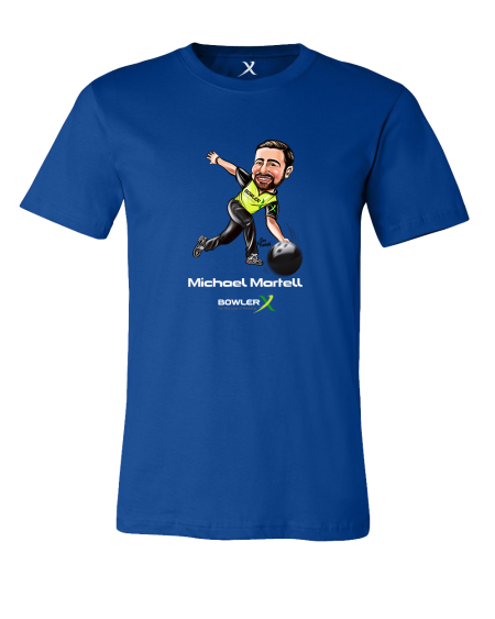 Michael Martell PBA Caricature Bowling Shirt - Image 3