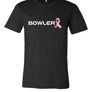 mirrored pink ribbon breast cancer bowling shirt from bowlerx