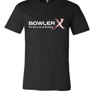 the power of pink bowling shirt, breast cancer bowling shirt from bowlerx