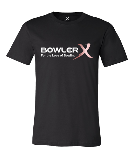 the power of pink bowling shirt, breast cancer bowling shirt from bowlerx