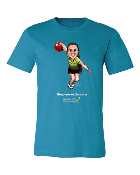 Stephanie Zavala PWBA Caricature Bowling Shirt - Image 6