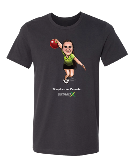 Stephanie Zavala PWBA Caricature Bowling Shirt - Image 4