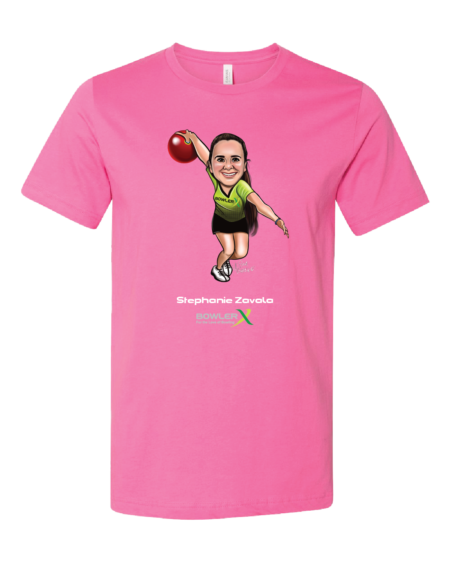 Stephanie Zavala PWBA Caricature Bowling Shirt - Image 3
