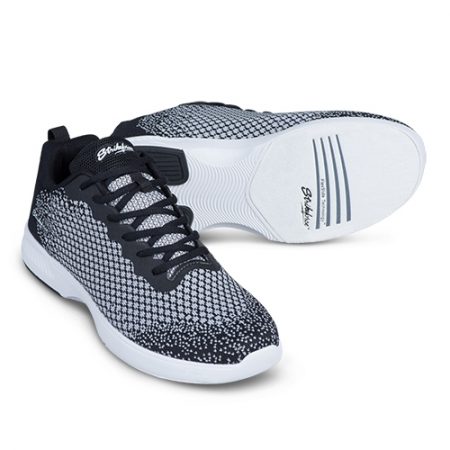 KR Strikeforce Aviator Black/Grey Men's Bowling Shoes - Image 2