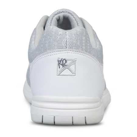 KR Strikeforce Flyer White/Grey Mesh Men's Bowling Shoes - Image 3