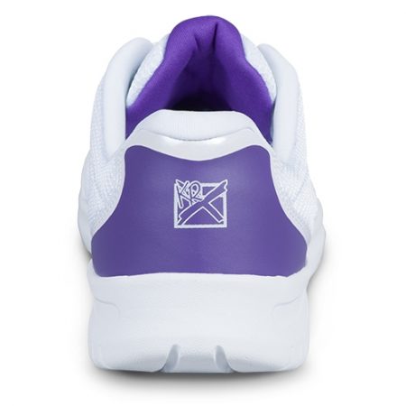 KR Strikeforce Glitz White/Purple Mesh Women's Bowling Shoes - Image 3