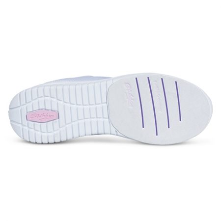 KR Strikeforce Glitz White/Purple Mesh Women's Bowling Shoes - Image 2