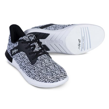 KR Strikeforce Lux White/Black Knit Women's Wide Width Bowling Shoes - Image 2