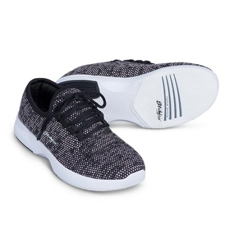 KR Strikeforce Maui Black/Plum Knit Women's Bowling Shoes - Image 2