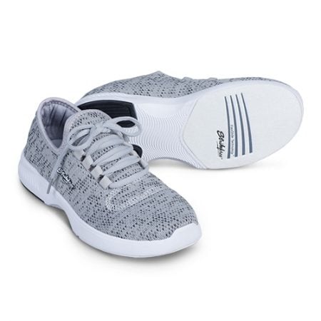 KR Strikeforce Maui Grey Knit Women's Bowling Shoes WIDE - Image 3