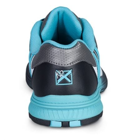 KR Strikeforce Starr White/Black/Teal Women's Wide Width Bowling Shoes - Image 2