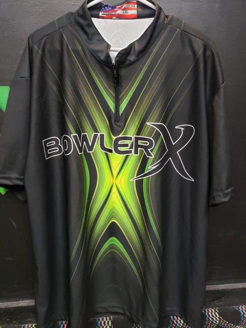 Bowlerx Black X Bowling Jersey 