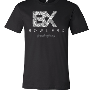 BowlerX Zebra print bowling shirt black