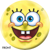 Sponge Bob Faces bowling ball