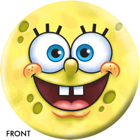 Sponge Bob Faces bowling ball