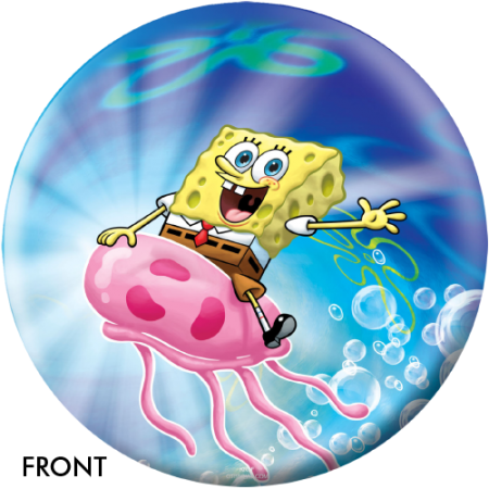 Sponge Bob Jellyfish bowling ball