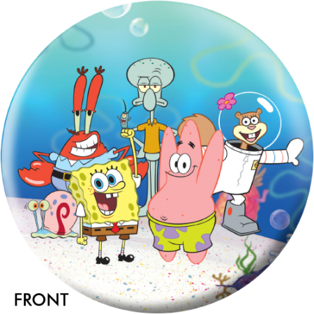 Sponge Bob beach party bowling ball