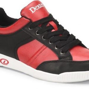 dexter dave black red mens bowling shoes