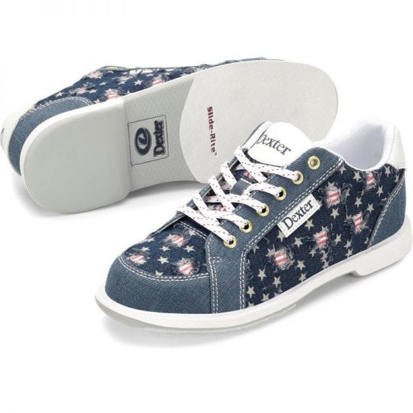 Dexter Liberty Stars and Strikes Women's Bowling Shoes FREE SHIPPING