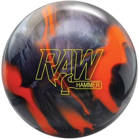 hammer raw hammer bowling ball black orange