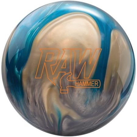 hammer raw hammer bowling ball blue silver white