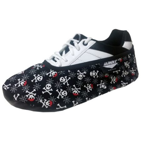 skulls mens bowling shoe covers