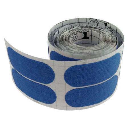 turbo quick release 1 patch tape blue thumb tape 100 piece roll