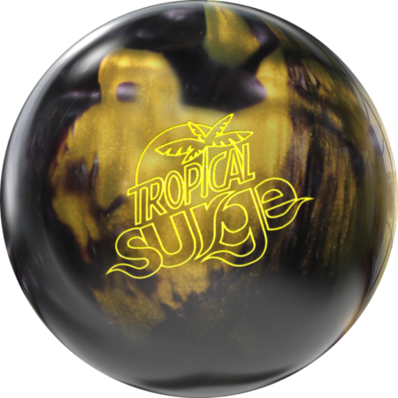 storm tropical surge bowling ball gold black