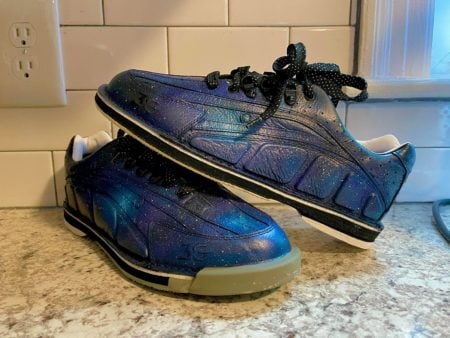 Galaxy custom bowling shoes