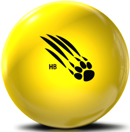 900 Global Honey Badger Yellow Poly Bowling Ball