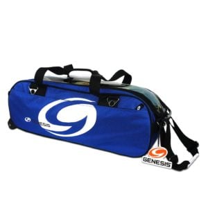 Genesis Sport 3-Ball Rolling Tote Blue