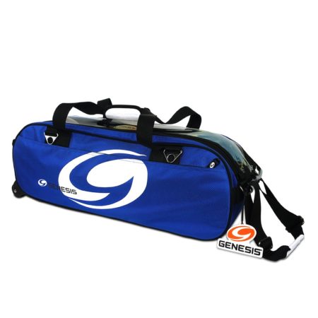 Genesis Sport 3-Ball Rolling Tote Blue