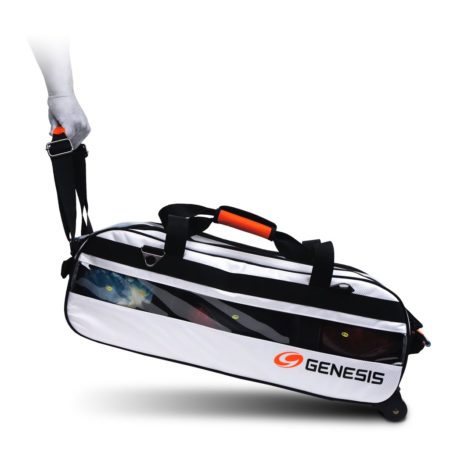 Genesis Sport 3-Ball Rolling Tote White