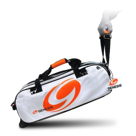 Genesis Sport 3-Ball Rolling Tote White